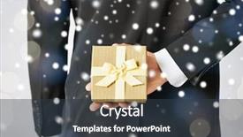  Presentation with love romance - Slide set consisting of celebration concept - man hiding gift background and a tawny brown colored foreground