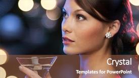  Presentation with cocktail party - Slide deck enhanced with bluegrass - acoustic guitar and microphone isolated background and a dark gray colored foreground