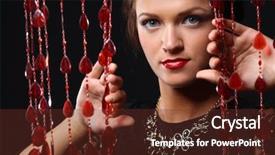  Presentation with party - PPT theme having celebration elit - party concept - beautiful woman background and a  colored foreground