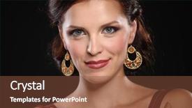  Presentation with party - Cool new presentation theme with celebration elit - party concept - beautiful woman backdrop and a  colored foreground