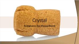  Presentation with champagne - PPT layouts enhanced with celebration elit - single champagne corks symbol photo background and a  colored foreground
