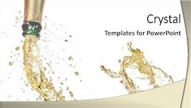  Presentation with theme - Slides having celebration theme isolated on white background and a white colored foreground