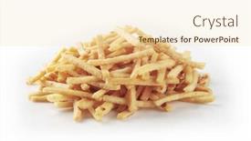  Presentation with noodles - Slides consisting of celestine-noodles-sliced-pancakes background and a lemonade colored foreground