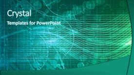  Presentation with medical biology - Presentation theme with cell biology - dna medical science and biotech background and a ocean colored foreground