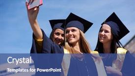  Presentation with self esteem for a college student - Amazing presentation theme having cell calture - capturing a happy moment students backdrop and a ocean colored foreground