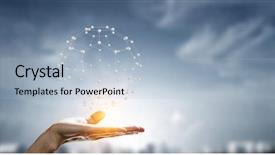  Presentation with wuhan fiberhome international technologies phils. - Slide deck featuring cell cicle - technologies for connection background and a  colored foreground