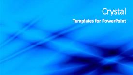  Presentation with blue wave crystal - Slide set with cell layers - blue conceptual background background and a light gray colored foreground