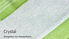  Presentation with dark blue fabric texture dark - Presentation theme featuring cell layers - green fabric texture background and a  colored foreground