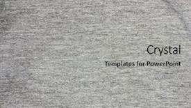  Presentation with fabric - Audience pleasing PPT theme consisting of cell layers - grey fabric texture backdrop and a light gray colored foreground