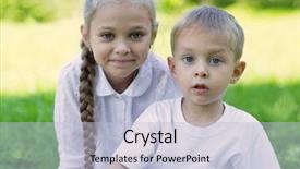  Presentation with birthday sister - Amazing presentation design having cell phon - portrait cute brother and sister backdrop and a  colored foreground