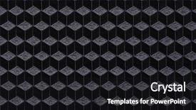  Presentation with black abstract simple - PPT theme with cell wall structure - abstract geometric background with cubes background and a  colored foreground