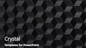  Presentation with black abstract - Presentation design with cell wall structure - abstract geometric background with cubes background and a  colored foreground