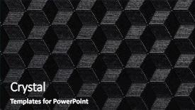  Presentation with cell wall - Colorful PPT theme enhanced with cell wall structure - abstract geometric background with cubes backdrop and a  colored foreground