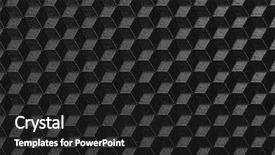  Presentation with black abstract - Presentation theme having cell wall structure - abstract geometric background with cubes background and a dark gray colored foreground