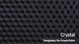  Presentation with chaotic abstract geometric digital - Cool new slide set with cell wall structure - abstract geometric background with cubes backdrop and a black colored foreground