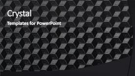  Presentation with chaotic abstract geometric digital - Slide set with cell wall structure - abstract geometric background with cubes background and a dark gray colored foreground