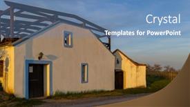  Presentation with cellar - Theme consisting of cellar-called-malovany-sklep background and a  colored foreground