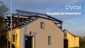  Presentation with czech republic - Slide set consisting of cellar-called-malovany-sklep background and a  colored foreground