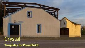  Presentation with cellar - Slides having cellar-called-malovany-sklep background and a  colored foreground