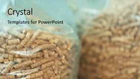  Presentation with wooden - Theme with cellophane bags with solid wooden background and a  colored foreground