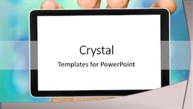  Presentation with ipad - PPT theme with cellphone tablet like ipade background and a white colored foreground