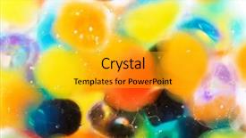  Presentation with nano - Theme with cells background background and a gold colored foreground