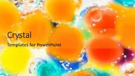  Presentation with nano - Amazing presentation having cells background backdrop and a gold colored foreground