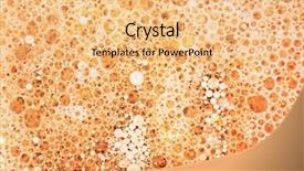  Presentation with blood cell - Beautiful PPT layouts featuring cells background backdrop and a coral colored foreground