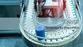  Presentation with cells - Amazing theme having cells-of-the-automated-warehouse backdrop and a light blue colored foreground