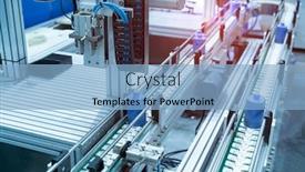  Presentation with cells - Colorful PPT layouts enhanced with cells-of-the-automated-warehouse backdrop and a light blue colored foreground