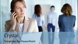  Presentation with speaking - Slide deck having  background and a  colored foreground