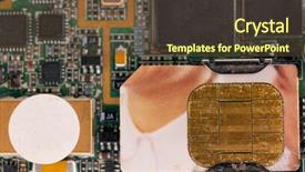  Presentation with phone - Slides enhanced with cellular communication systems macrocell - mobile phone background and a tawny brown colored foreground