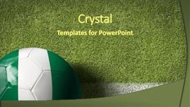  Presentation with celtic - Presentation with celtic - green and white ball background and a tawny brown colored foreground