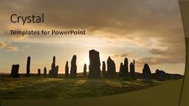  Presentation with scotland - PPT layouts consisting of two young cute women with pumpkin and multicolored balloons having fun at halloween party happy halloween concept background and a tawny brown colored foreground.