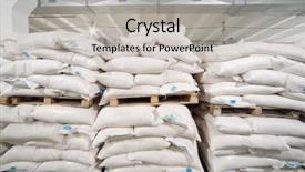  Presentation with cement industry - Colorful slide set enhanced with petal violet iris flower close macro texture backdrop and a violet colored foreground