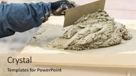  Presentation with cement - Colorful presentation enhanced with cement on board at pool backdrop and a lemonade colored foreground