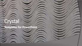  Presentation with cement - Beautiful PPT theme featuring cement sheets - asbestos backdrop and a gray colored foreground