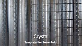  Presentation with sheet metal - Slide set with cement sheets - reinforced concrete slab with sheet background and a dark gray colored foreground