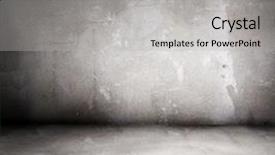  Presentation with interior - Colorful slide deck enhanced with vintage building - old grunge interior backdrop and a light gray colored foreground