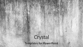  Presentation with cement - PPT theme with cement wall texture background and a light gray colored foreground