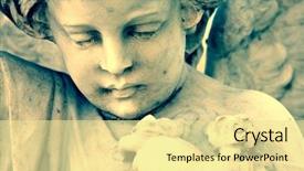  Presentation with chile country - Audience pleasing presentation theme consisting of cemetary - sculpture in the punta arenas backdrop and a blonde colored foreground