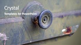  Presentation with cemetery - PPT theme enhanced with cemetery in paris narrow dof background and a  colored foreground