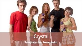  Presentation with beer bottle - Amazing PPT layouts having censure - group of young sports people backdrop and a red colored foreground