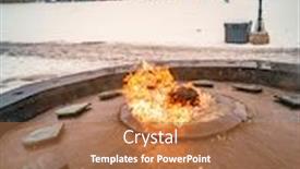  Presentation with city buildings winter storm - Amazing presentation design having centennial flame at parliament hill in ottawa ontario canada commemorating 100th anniversary of canada as a confederation winter travel destination capital city mobile phone picture backdrop and a coral colored foreground