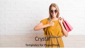  Presentation with floral border over white - PPT layouts enhanced with center excellence - beautiful young woman over white background and a  colored foreground