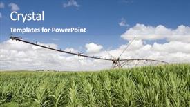  Presentation with water irrigation - Colorful slide deck enhanced with view point in fort augustus on loch ness in scotland backdrop and a dark gray colored foreground