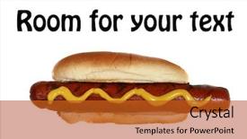  Presentation with 4th july - Beautiful presentation design featuring centinnial - 4th of july hot dog backdrop and a red colored foreground