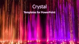  Presentation with show - Beautiful slides featuring centinnial - amazing light and water night backdrop and a wine colored foreground