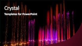  Presentation with sustainable development water - Colorful PPT layouts enhanced with centinnial - amazing light and water night backdrop and a black colored foreground