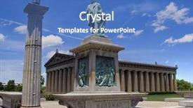  Presentation with nashville - Amazing theme having centinnial - parthenon in centennial park nashville backdrop and a teal colored foreground